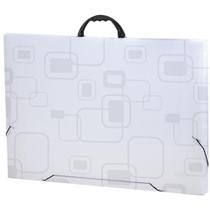 Maleta Plástica com ALÇA Dellofine A3 Cristal Maleta Plástica com ALÇA Dellofine A3 Cristal