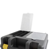 Maleta Plástica Premium Toolcase Preta Polymer