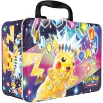 Maleta Pokémon Tcg Colecionável Com 3 Cartas Holográficas