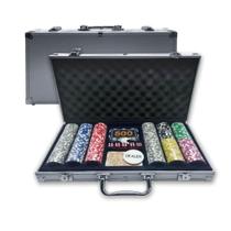 Maleta Poker Profissional 300 Fichas Numeradas Holográficas