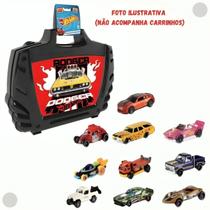 Maleta Porta Carrinhos Hot Wheels Preta F01219 - Fun