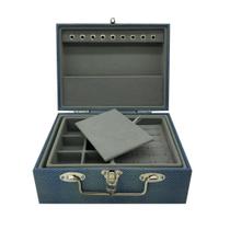 Maleta Porta Joias ul Jeans Pequena Dupla