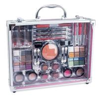 Maleta Prata Muse Com Kit De Maquiagem Portátil Fenzza Maleta Prata Muse Com Kit De Maquiagem Portátil Fenzza