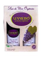 Maleta presente com 2 un de suco de uva bordô integral orgânico uva'só 1 l