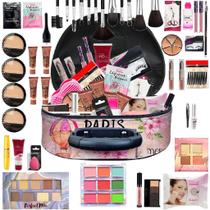 Maleta Profissional De Maquiagem 4 Bases + Brindes Bz16-2 Maleta Profissional De Maquiagem 4 Bases + Brindes Bz16-2