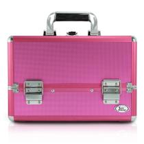 Maleta Profissional de Maquiagem Pink - Jacki Design Maleta Profissional de Maquiagem Pink - Jacki Design