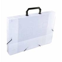 Maleta pvc 4cm com fecho oficio mc40 tr / un / plascony