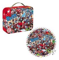 Maleta Quebra-cabeça Bombeiros 208 peças Maleta Quebra-cabeça Bombeiros 208 peças