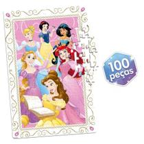 Maleta Quebra-cabeça Princesas Coleção 3 - Jak Maleta Quebra-cabeça Princesas Coleção 3 - Jak