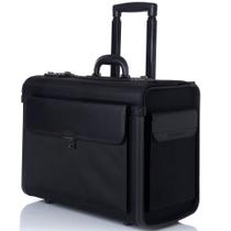 Maleta rolante para laptop Alpine Swiss de 17 polegadas preta