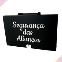 Maleta Segurança Das Alianças Pajem Casamento