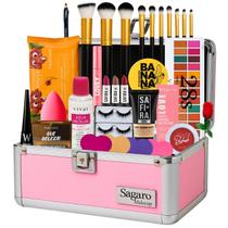 Maleta Super Completa Grande Maquiagem Profissional Linda