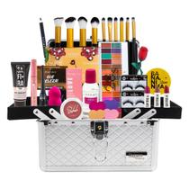 Maleta Super Completa Grande Maquiagem Profissional Linda
