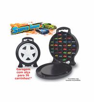 Maleta Super Garagem De Brinquedos Carrinhos Hoot Weels - Lugo Brinquedos