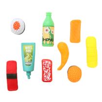 Maleta Sushi Comida Japonesa Plástico Kit Cozinha Infantil