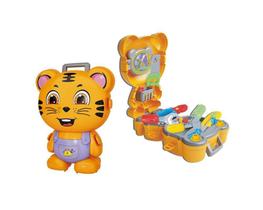 Maleta Tigre Construtor Kit Ferramenta infantil - Dican