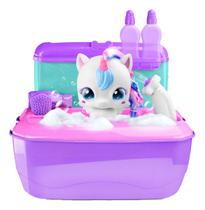 Maleta unicornio +7 acessorios brincadeira interativa pet