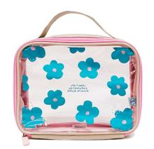 Maleta visor transparente G - Flores no caminho Maleta visor transparente G - Flores no caminho