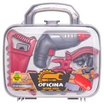 Maletinha Kit De Ferramentas Oficina Work Kids Samba Toys