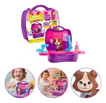 Maletinha Pet Shop Infantil com Duchinha de Água Cachorrinho Divertoys Maletinha Pet Shop Infantil com Duchinha de Água Cachorrinho Divertoys