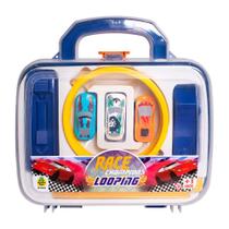 Maletinha Racing Samba Toys Azul Maletinha Racing Samba Toys Azul