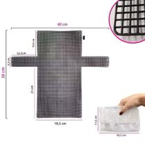 Malha Chenille para Bolsa 40x36cm 5mm (Tela Plástica)