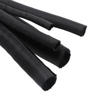 Malha de tear de arame trançado dividido, tecido de manga preta, 8,5 m Malha de tear de arame trançado dividido, tecido de manga preta, 8,5 m