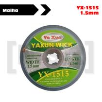 Malha dessoldadora YAXUN de cobre YX-1015 (1,5mm)