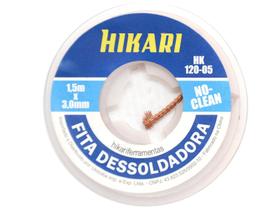 Malha Fita Dessoldadora Hikari 2,00 / 2,50 / 3,00mm 1,5 Metros Malha Fita Dessoldadora Hikari 2,00 / 2,50 / 3,00mm 1,5 Metros