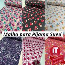 Malha para pijama Suede por METRO para Lingerie Moda Intima Pijamas Tecido Ultra Macio