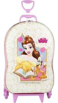 Malinha Mochila Escolar Meninas Princesa Bela 3 Rodinhas G Malinha Mochila Escolar Meninas Princesa Bela 3 Rodinhas G