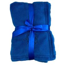 Malloo cobertor microfibra - azul royal - un