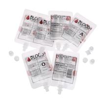 Malotes de Sangue de Vampiro para Halloween - 10 Unidades de 150ml