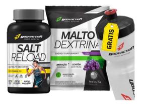 Maltodextrina 1kg + Salt Reload Cápsulas de Sal + Squeeze Bodyaction