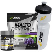 Maltodextrina 1kg + Salt Reload Cápsulas de Sal + Squeeze Bodyaction Maltodextrina 1kg + Salt Reload Cápsulas de Sal + Squeeze Bodyaction