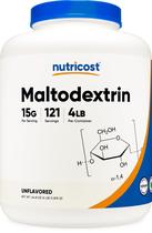 Maltodextrina em pó Nutricost 1,8 kg sem glúten, sem OGM Maltodextrina em pó Nutricost 1,8 kg sem glúten, sem OGM
