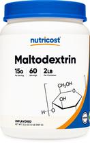 Maltodextrina em pó Nutricost 907g Sem glúten e não transgênica Maltodextrina em pó Nutricost 907g Sem glúten e não transgênica