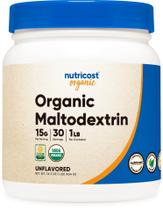 Maltodextrina em pó Nutricost Organic 454g sem glúten