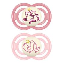 MAM Perfect Night 6 Meses Embalagem Dupla Rosa - Mam Baby MAM Perfect Night 6 Meses Embalagem Dupla Rosa - Mam Baby