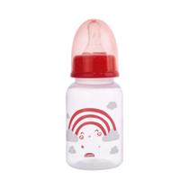 Mamadeira 150ml Rosa Com Sistema Anticólica Arco Íris Bico Silicone Anatômico Bebê Criança Plasútil Mamadeira 150ml Rosa Com Sistema Anticólica Arco Íris Bico Silicone Anatômico Bebê Criança Plasútil