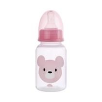Mamadeira 150ml Rosa Com Sistema Anticólica Urso Bico Silicone Anatômico Bebê Criança Plasútil Mamadeira 150ml Rosa Com Sistema Anticólica Urso Bico Silicone Anatômico Bebê Criança Plasútil
