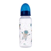 Mamadeira 250ml Astronauta Azul Sistema Anticólica Bico Silicone Anatômico Bebê Criança Plasútil Mamadeira 250ml Astronauta Azul Sistema Anticólica Bico Silicone Anatômico Bebê Criança Plasútil