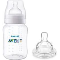 Mamadeira ANTI-COLIC 260ML Transparente + Bico Nº4 Philips AVENT SCY119/04