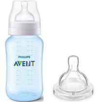 Mamadeira ANTI-COLIC 330ML AZUL + Bico Nº4 Philips AVENT SCD809/30