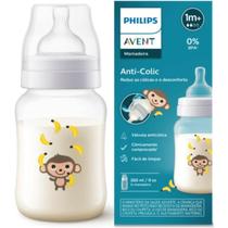 Mamadeira Anti Colic Clássica Macaco 260 ml Avent Mamadeira Anti Colic Clássica Macaco 260 ml Avent