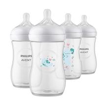 Mamadeira Anti-Cólica Decorada 260ML Kit Com 4 Natural Avent Philips Mamadeira Anti-Cólica Decorada 260ML Kit Com 4 Natural Avent Philips