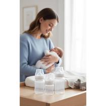 Mamadeira Anti-cólica Transparente 125-330ml Bebê