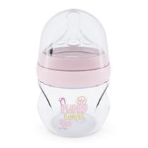 mamadeira anticolica 130ml para bebê recem nascidos RN com bico silicone reto tampa higienica Patrulha Canina Skie