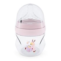 Mamadeira Anticólica Bico Reto Silicone 130ml bebê recem 0 Meses nascido Fluxo 1 tampa higienica