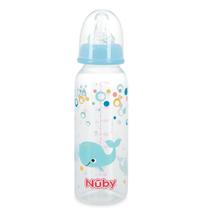 Mamadeira Anticólica Menino 3m+ Nuby 240ml Baby Nuby Mamadeira Anticólica Menino 3m+ Nuby 240ml Baby Nuby